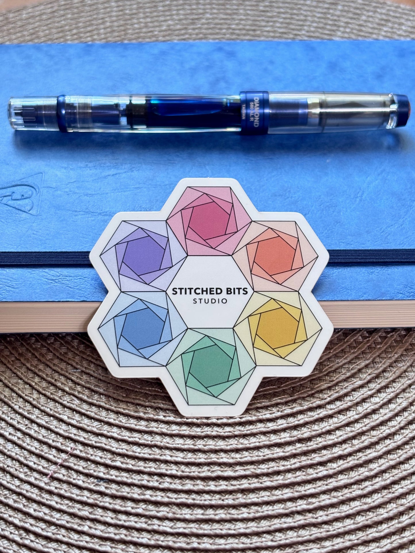 Hexies in Bloom Sticker