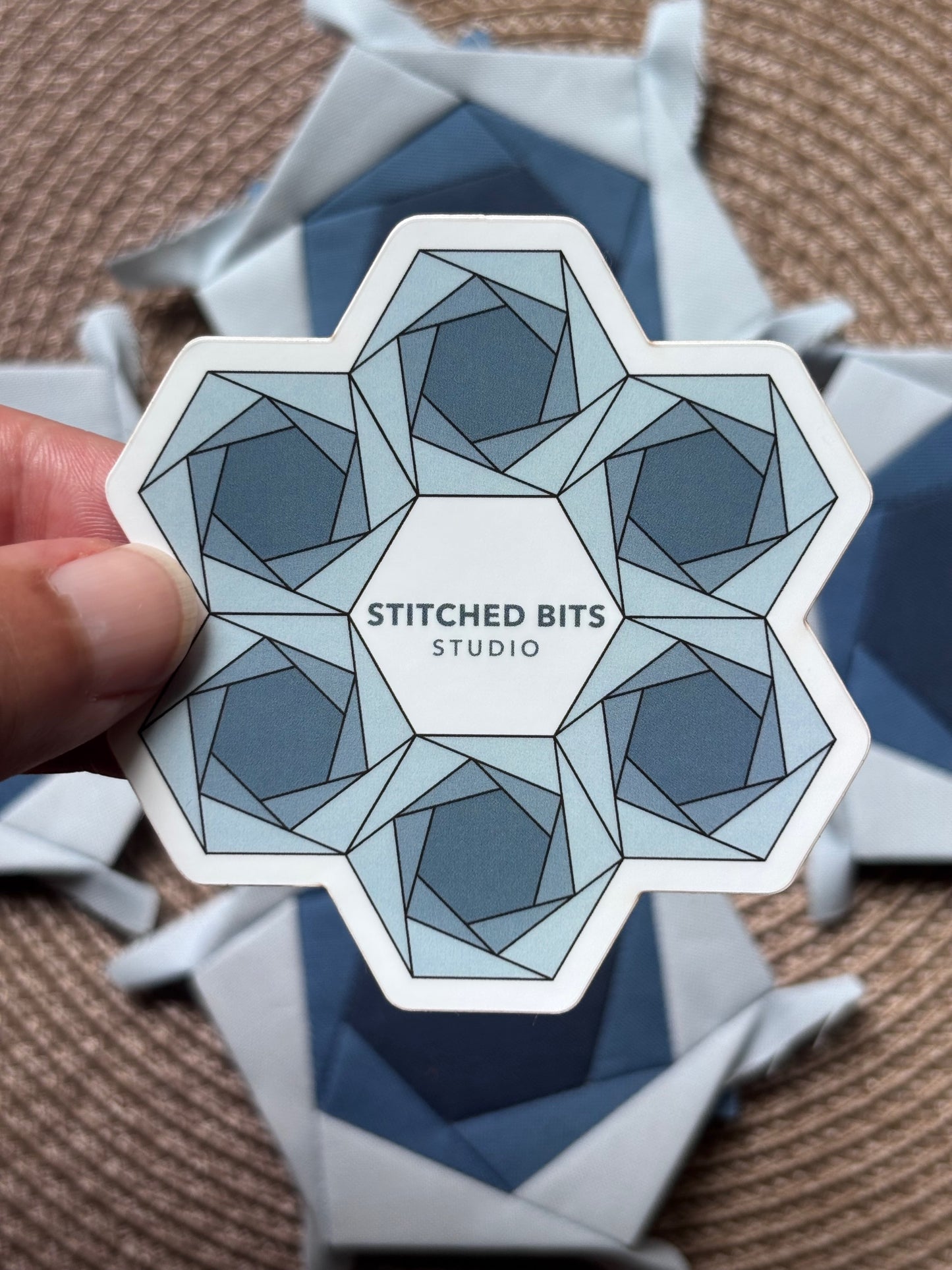 Hexies in Bloom Sticker