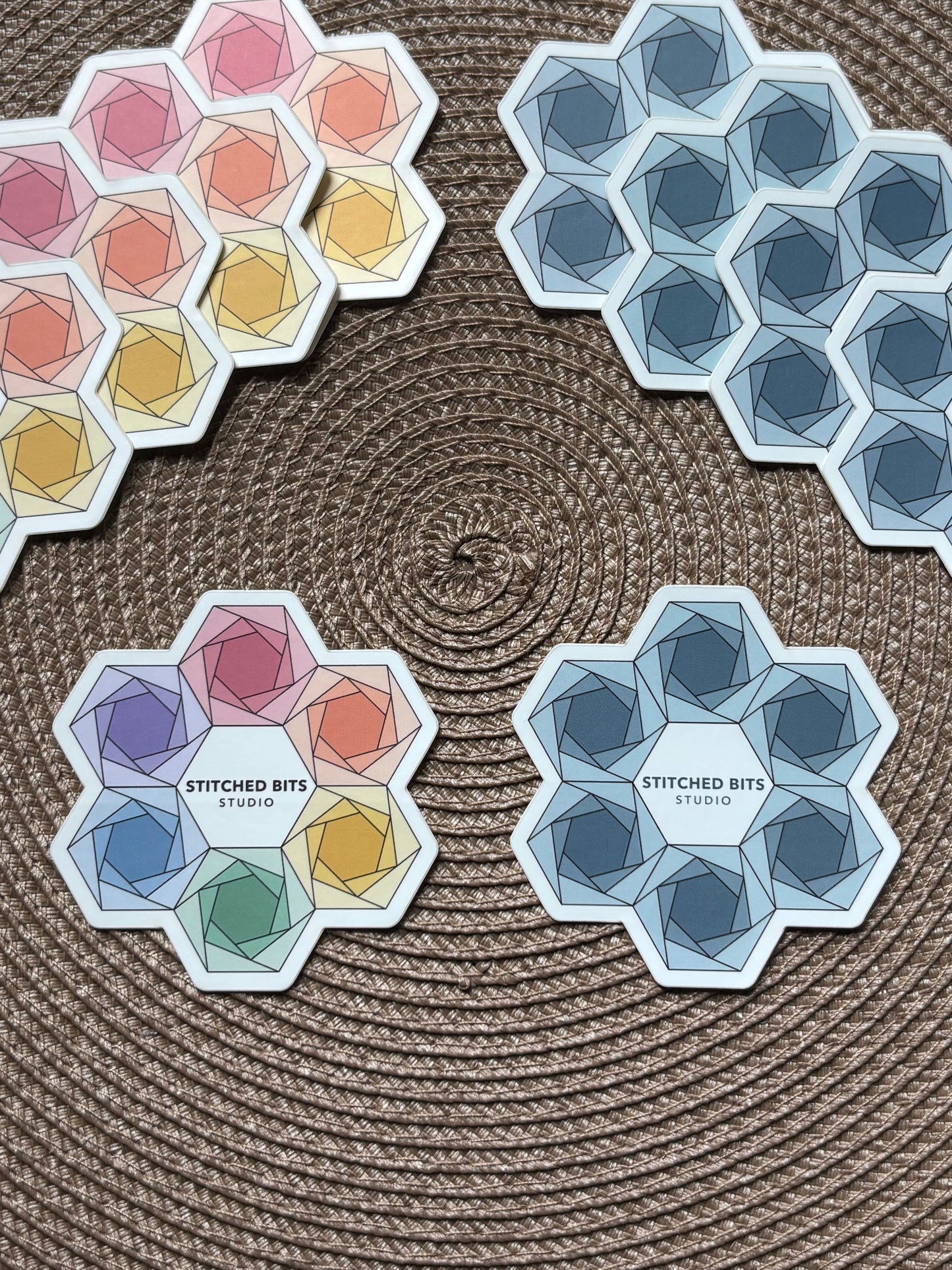 Hexies in Bloom Sticker