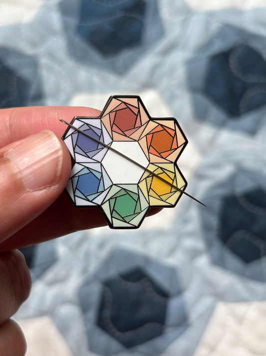 Hexies in Bloom Needle Minder