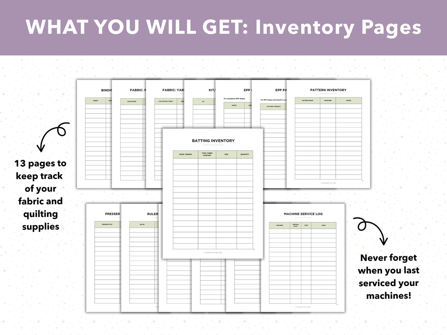 Complete Quilt Planner