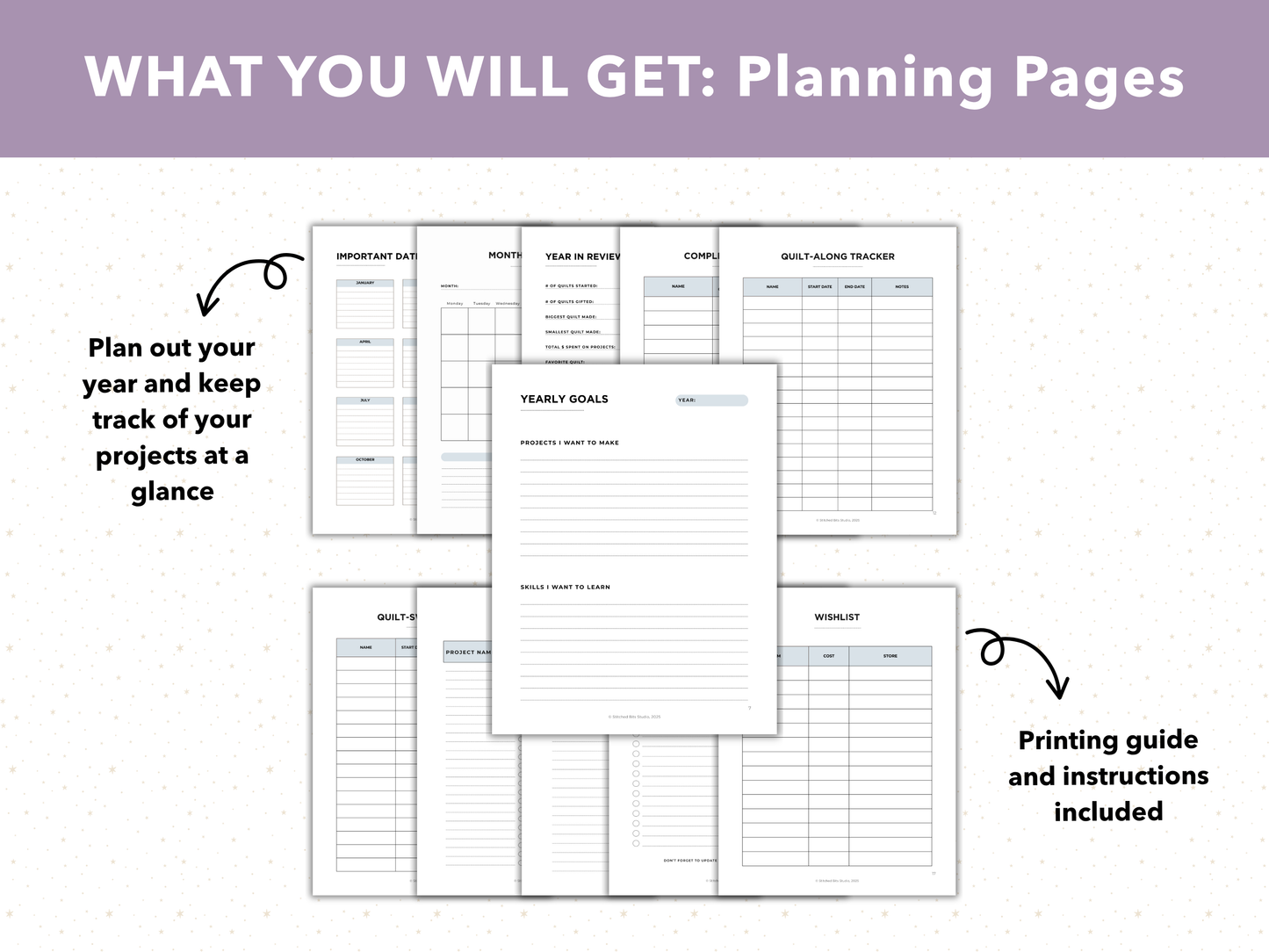 Complete Quilt Planner